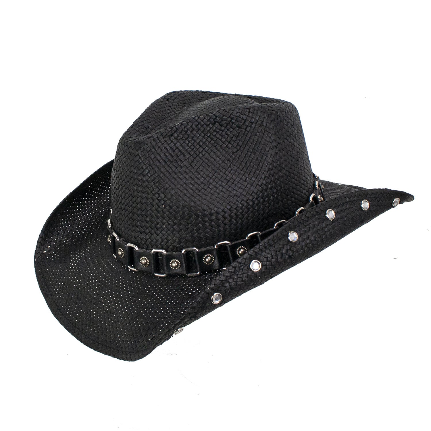 Achilles Straw Western Cowboy Hat Doba Default